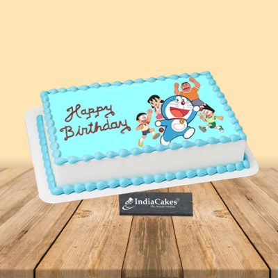 Creative Square Birthday Cake Design