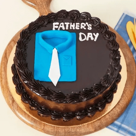 Fathers Day Chocolate Truffle Cake Half Kg