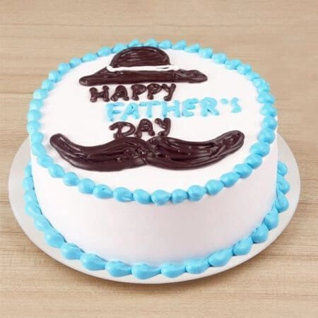 Fathers Day Moustache Cake Half Kg