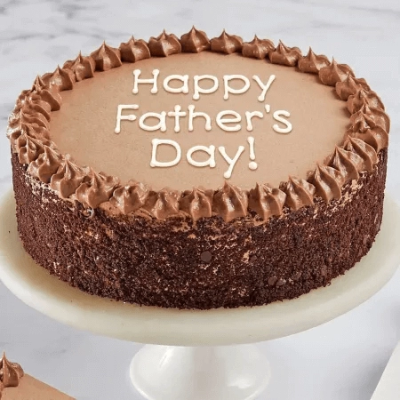 Happy Fathers Day Double Chocolate Cake Half Kg