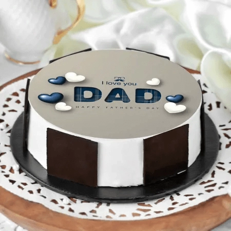 I Love You Dad Fathers Day Cake Half Kg