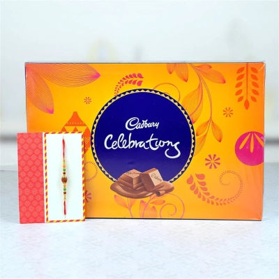 Rakhi with Cadbury Celebration Pack