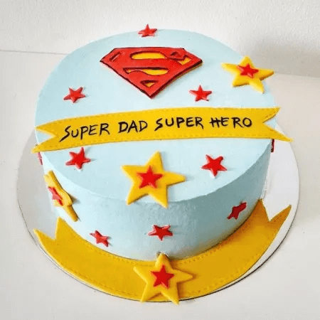 Super Hero Doc Day Photo Theme Cake Half Kg